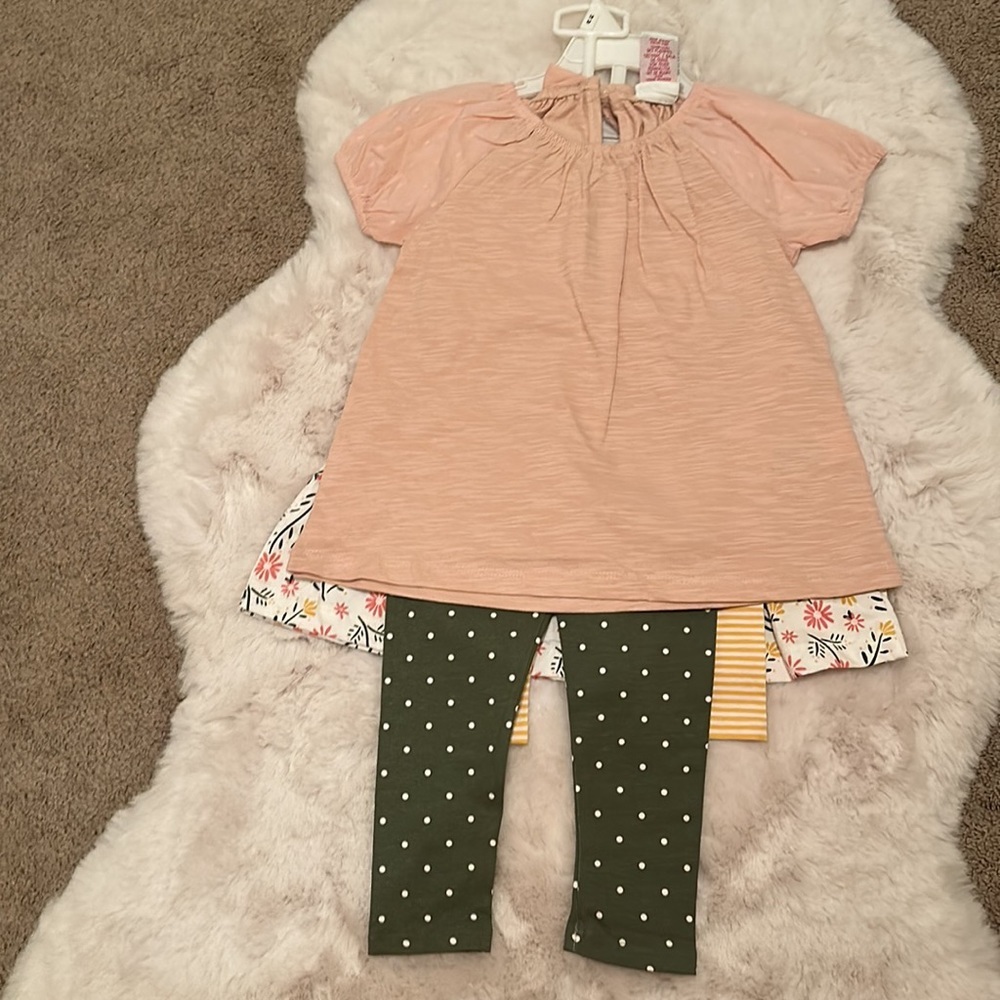 Toddler Girl 4 pieces Clothes Set - Picture 6 of 7